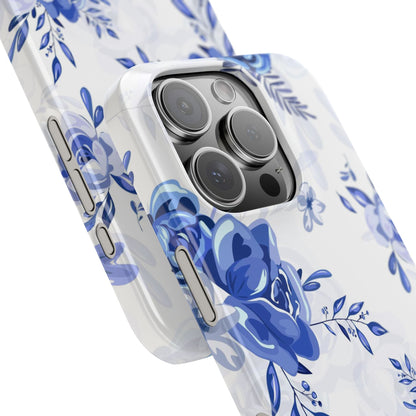 French Blue and White Toille, Slim Phone Cases, Case-Mate IPHONE16 and all sizes