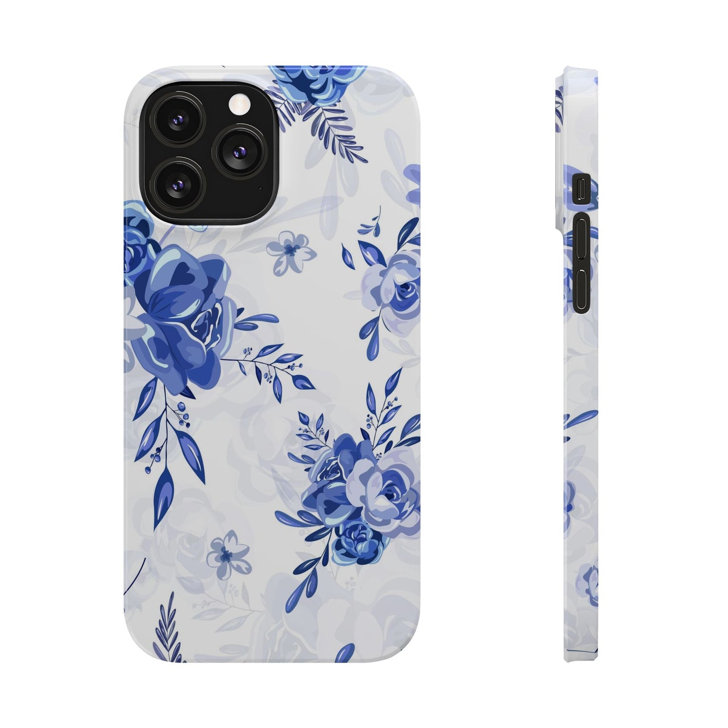 French Blue and White Toille, Slim Phone Cases, Case-Mate IPHONE16 and all sizes