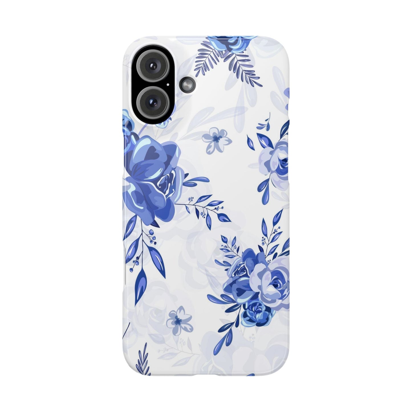 French Blue and White Toille, Slim Phone Cases, Case-Mate IPHONE16 and all sizes