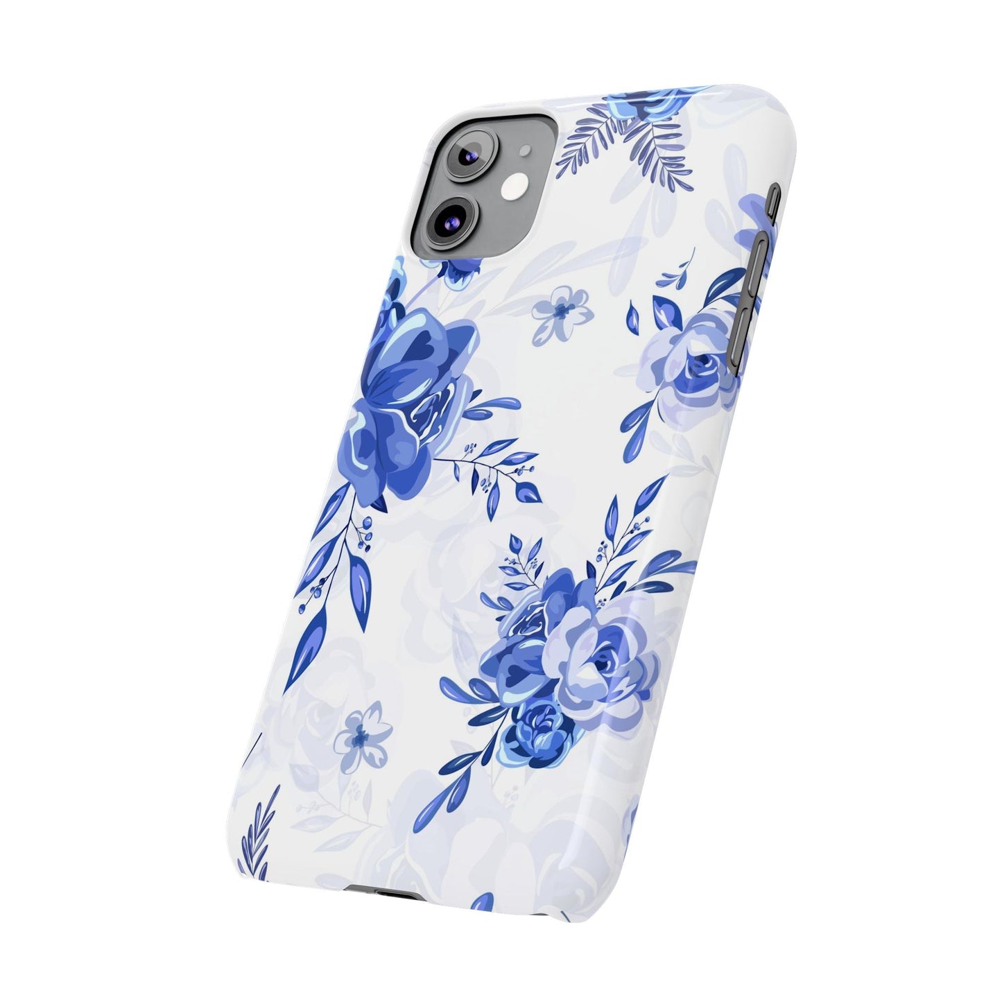 French Blue and White Toille, Slim Phone Cases, Case-Mate IPHONE16 and all sizes